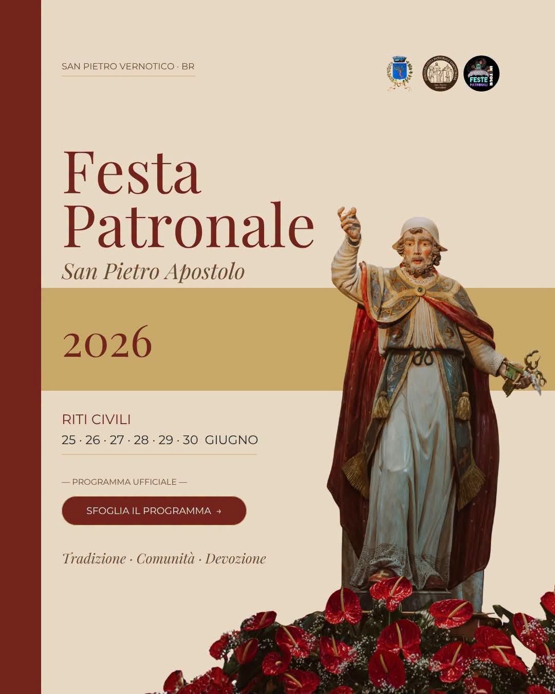 Programma Festa Patronale 2026 - 1